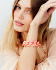 Flat Chain Bracelet Strawberry Icecream