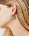 Moon Earring Jade