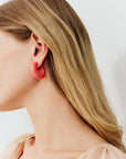Moon Earring Strawberry Icecream