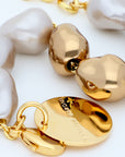 VB X Jennifer Knäble Organic Pearl Bracelet with Gold Champagner Pearl - Vanessa Baroni