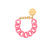 Flat Chain Bracelet Raspberry