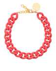 Flat Chain Necklace Lipstick