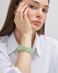 Flat Chain Bracelet Jade
