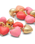 Hearts Earring Rosy