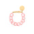 Mini Flat Chain Bracelet Bubble Gum Twist