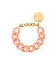 Mini Flat Chain Bracelet Peach