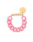 Mini Flat Chain Bracelet Raspberry