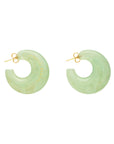 Moon Earring Jade