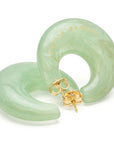 Moon Earring Jade