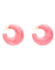 Moon Earring Strawberry Icecream