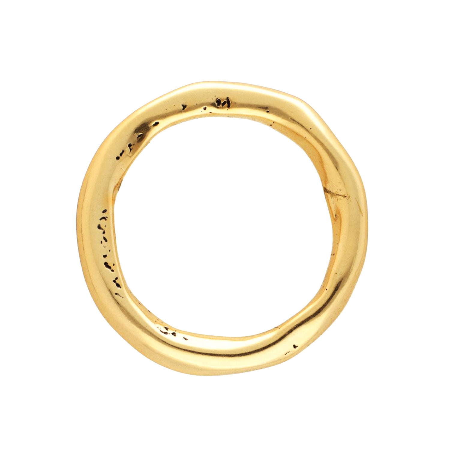 Organic Shaped Bangle Gold