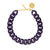 Flat Chain Necklace Purple - Vanessa Baroni