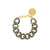 Mini Flat Chain Bracelet Light Olive Marble - Vanessa Baroni