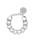 Mini Flat Chain Bracelet Silver