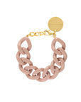 Flat Chain Bracelet Light Rose