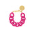 Flat Chain Bracelet Fuchsia - Vanessa Baroni