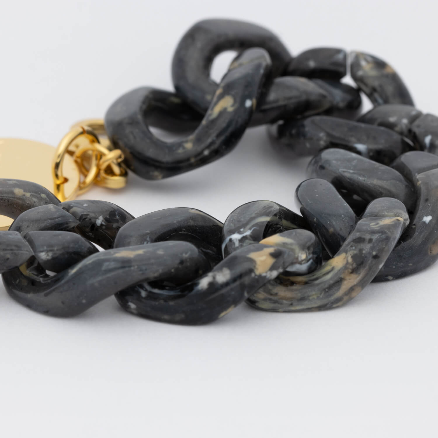 Flat Chain Bracelet Granit Marble