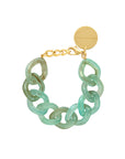 Flat Chain Bracelet Jade