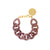 Flat Chain Bracelet Toffee Marble - Vanessa Baroni