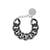 Flat Chain Bracelet Ultrablack - Vanessa Baroni