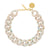 BIG Flat Chain Necklace Beige Multi - Vanessa Baroni