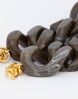 GREAT Bracelet Dark Brown Marble - Vanessa Baroni