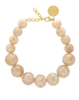 Beads Necklace Honey Marble - Vanessa Baroni