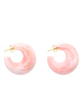 Moon Earring Bubble Gum Twist