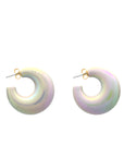 Moon Earring Iridescent Solid - Vanessa Baroni