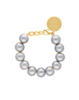 Beads Bracelet Grey Pearl - Vanessa Baroni