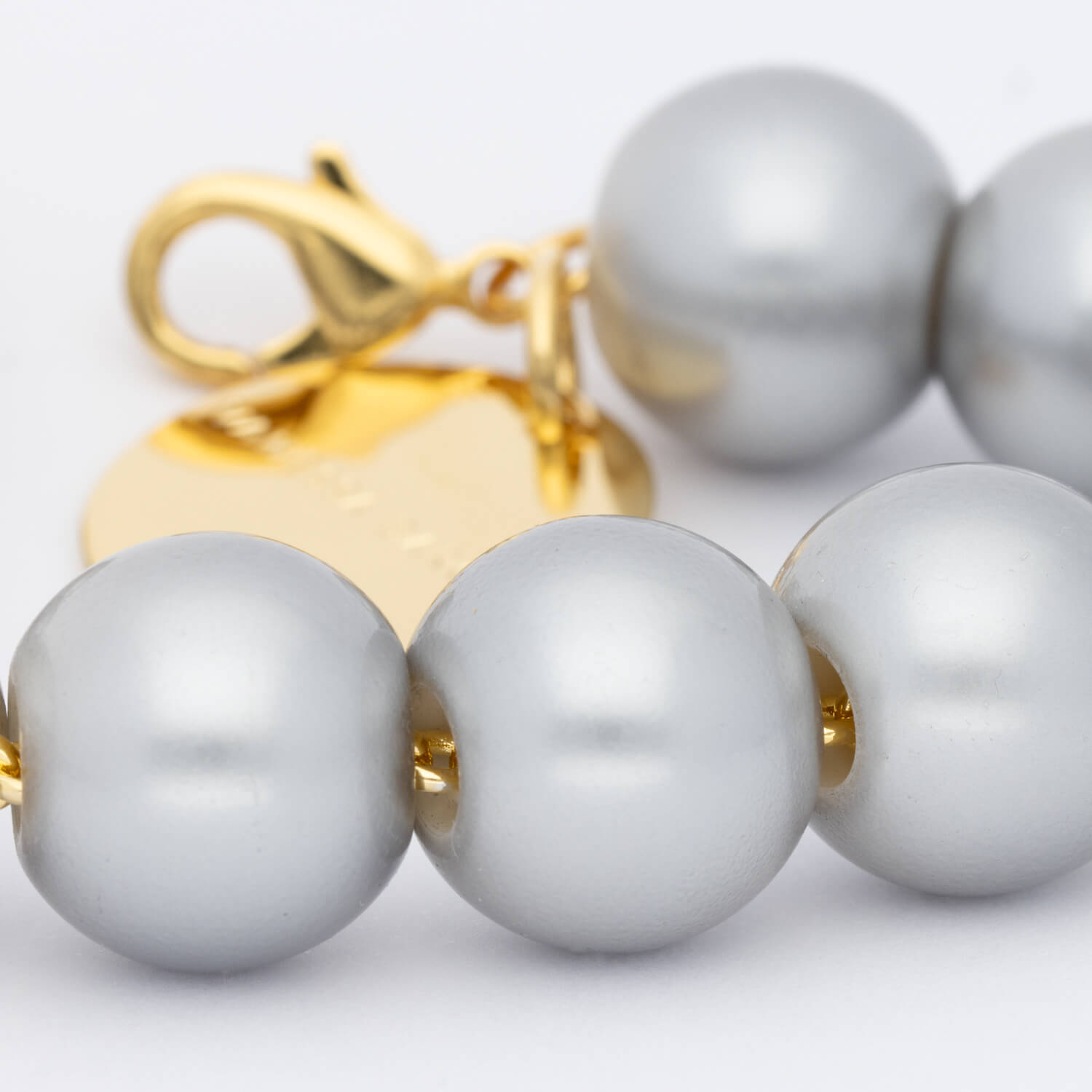 Pearl Necklace Long Grey Pearl - Vanessa Baroni