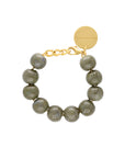 Beads Bracelet Light Olive Marble - Vanessa Baroni