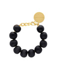 Beads Bracelet Matt Black - Vanessa Baroni