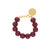 Beads Bracelet Matt Bordeaux - Vanessa Baroni