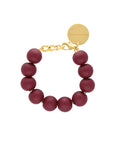 Beads Bracelet Matt Bordeaux - Vanessa Baroni