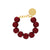 Wrapped Beads Bracelet Bordeaux - Vanessa Baroni