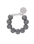 Wrapped Beads Bracelet Silver - Vanessa Baroni