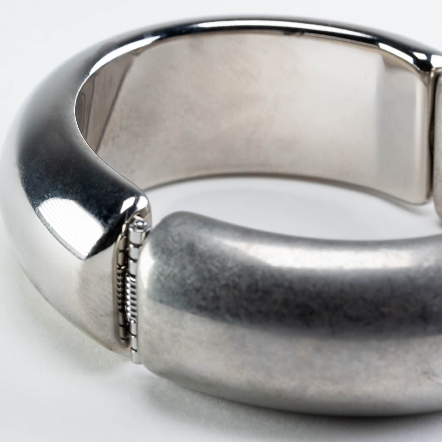 2 Color Bangle Silver - Silver Vintage