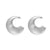 Big Moon Earring Silver Vintage - Vanessa Baroni