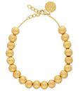 Small Beads Necklace Short Gold Vintage - Vanessa Baroni