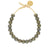 Small Beads Necklace Short Light Olive Marble - Vanessa Baroni