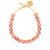 Small Beads Necklace Short Peach Marble - Vanessa Baroni