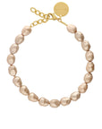 Organic Pearl Necklace Short Champagner Pearl - Vanessa Baroni