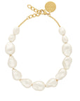 Big Organic Pearl Necklace Short Pearl - Vanessa Baroni