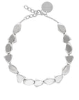 Stone Shaped Necklace Silver