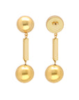 Ball Chain Earring Gold - Vanessa Baroni