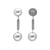 Ball Chain Earring Silver - Vanessa Baroni