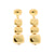 Organic Shaped Earring Gold - Vanessa Baroni