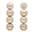 Small Beads Earring Champagner Pearl - Vanessa Baroni