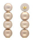 Small Beads Earring Champagner Pearl - Vanessa Baroni